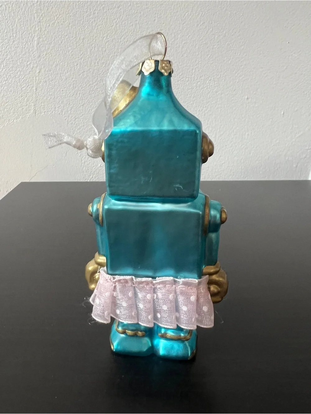 Betsey Johnson Blue Ornament Robot